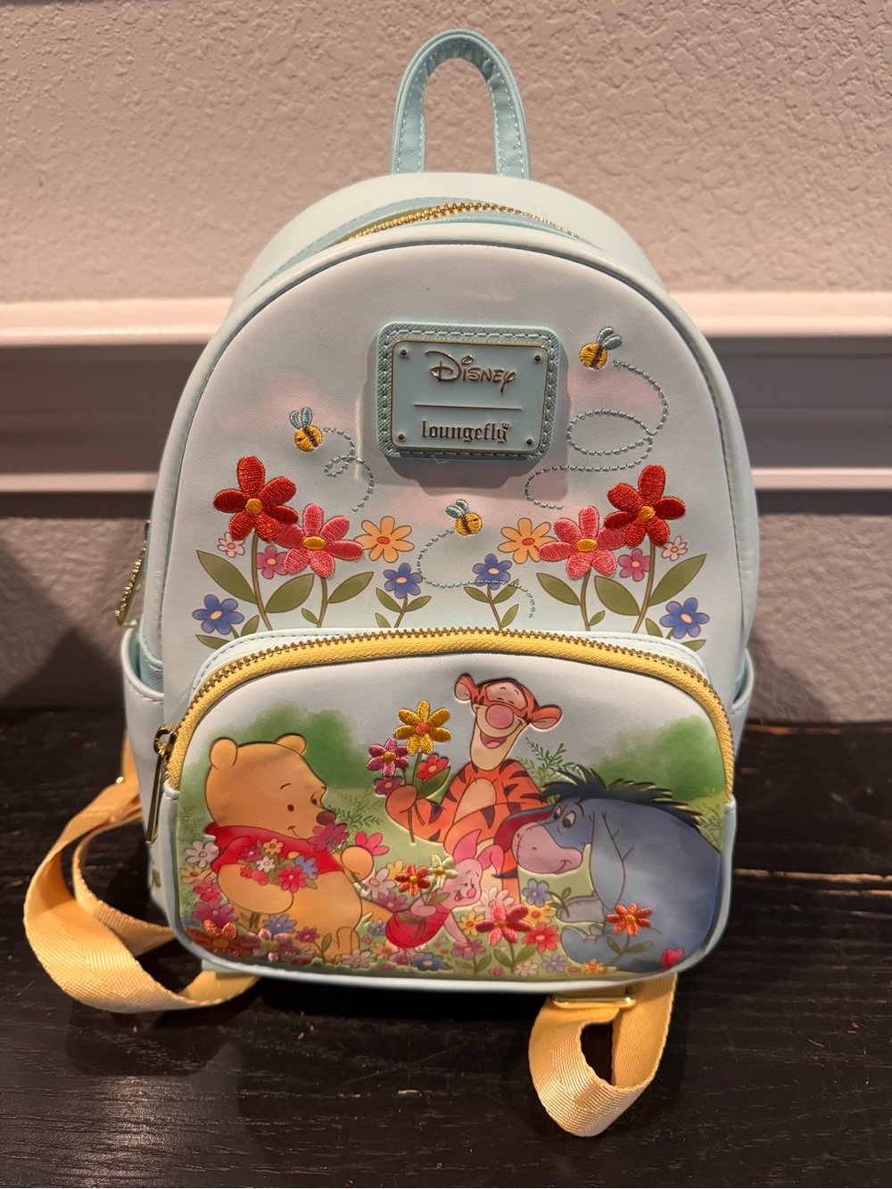 Loungefly Disney Winnie the Pooh Bear & Friends Floral Mini Backpack